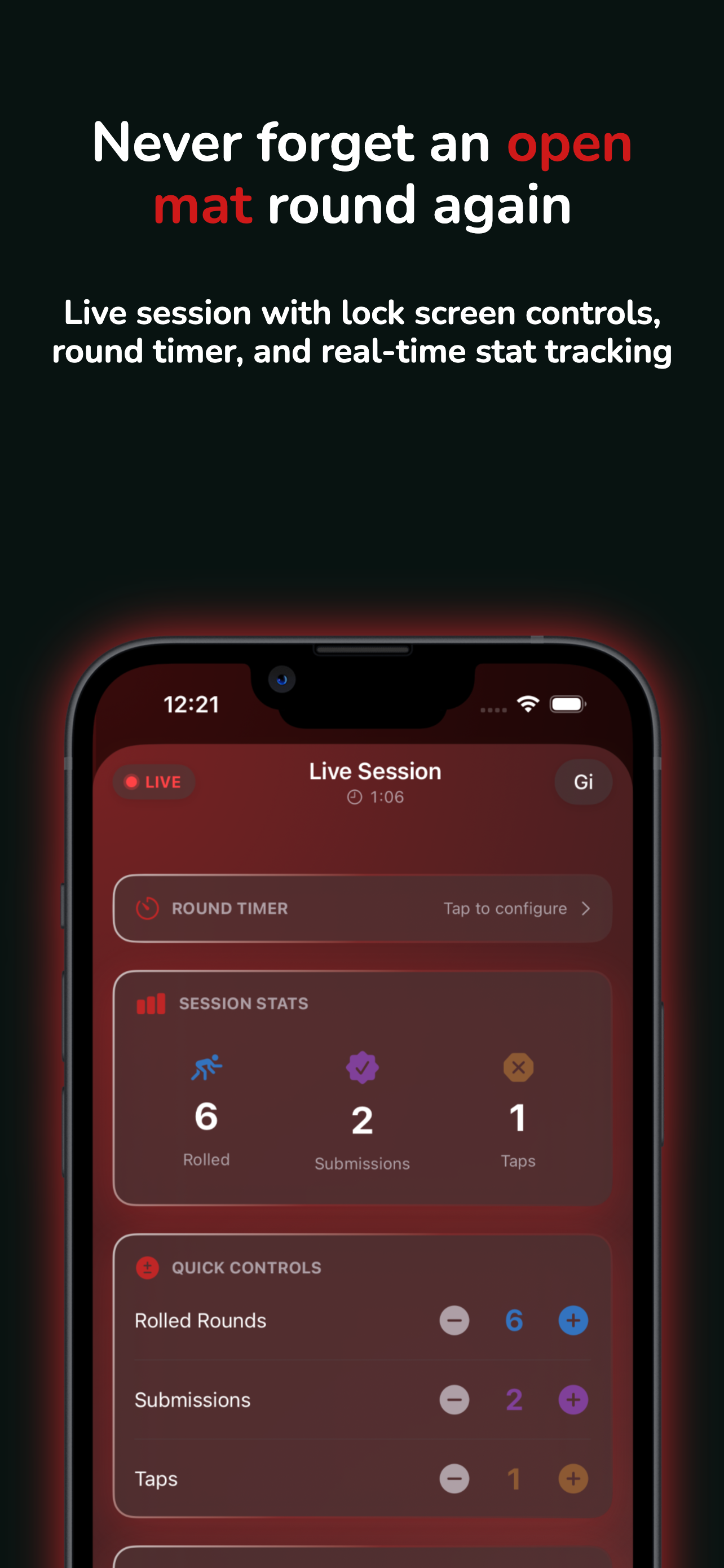 Live session tracking
